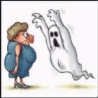 Cartoon: Susto no fantasma