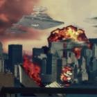 Mario, Godzilla, Dr Brown e muitos outros destruindo Nova Iorque