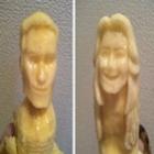 Japonês esculpe rostos de William e Kate em bananas