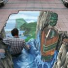 As incríveis pinturas de rua em 3D