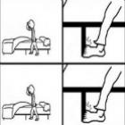 O que fazer quando se chuta o pé da cama