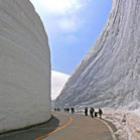 Parede de neve gigante no no Japão