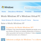 Rodando Windows XP no Windows Seven com Windows Vitual PC