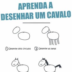 Aprenda a desenhar um cavalo