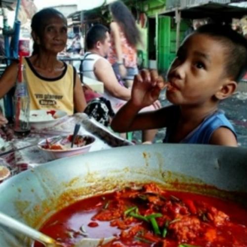 Conheça o Pag Pag a comida de pobre, vendida nas Filipinas.