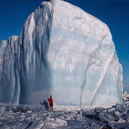 Imagens impressionantes de icebergs