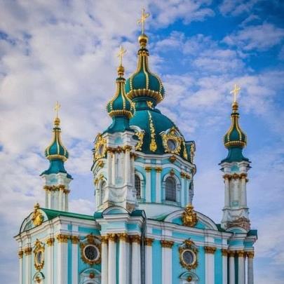 Igreja de St. Andre em Kiev, na Ucrânia