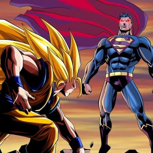 Goku e Vegeta versus todos os heróis da Marvel e DC Comics