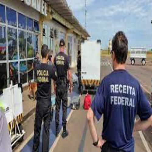 Receita Federal e Polícia Federal realiza ação para combate importação
