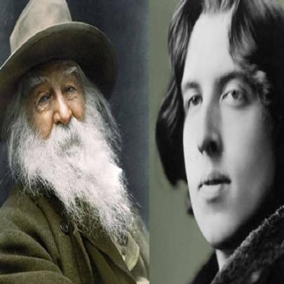 O beijo na boca dos poetas Walt Whitman e Oscar Wilde 