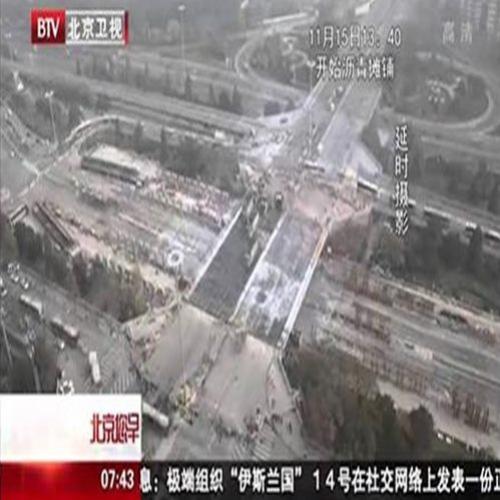 Viaduto é reconstruído em apenas 43 horas Na China