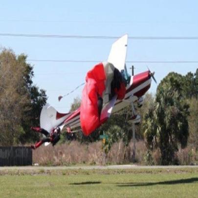 Piloto atropela paraquedista durante voo na Flórida