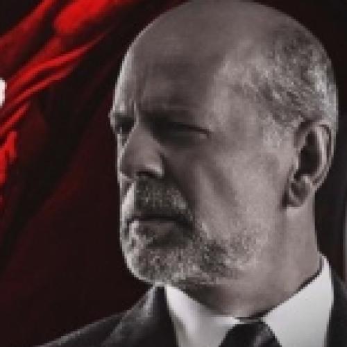 Bruce Willis em ação detonando no trailer de: Marauders, 2016. Poster.