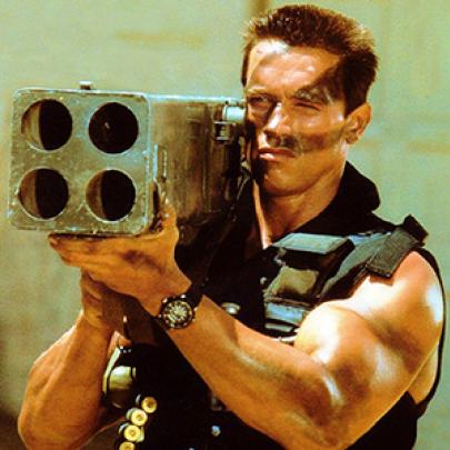 Schwarzenegger e sua contagem de mortes!