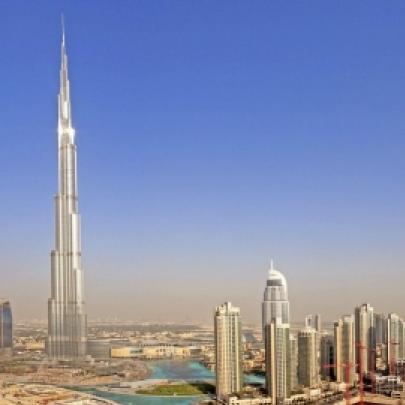 Edificio Burj Khalifa em Dubai, o maior do mundo