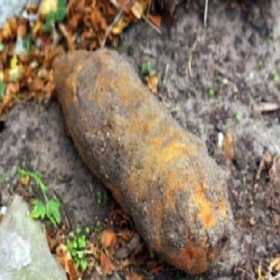 Mulher encontra bomba da Segunda Guerra Mundial em quintal