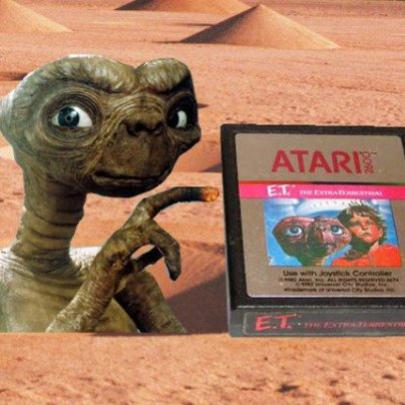 A lenda dos cartuchos enterrados do E.T. the Extra-Terrestria