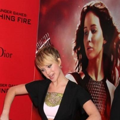 Momentos engraçados e divertidos de Jennifer Lawrence em 2013