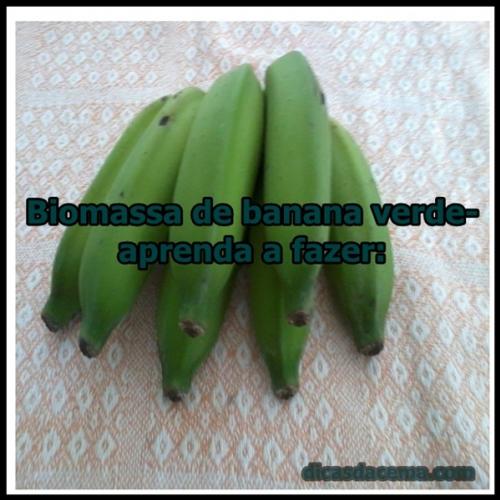Biomassa de banana verde- aprenda a fazer de maneira fácil