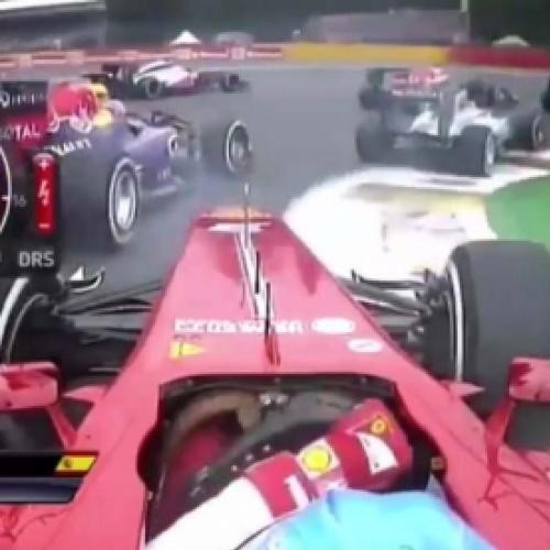 Onboard: Seis largadas na F1 com Fernando Alonso