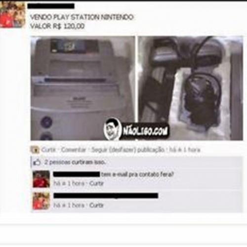 Enquanto isso no Facebook... Playstation Nintendo...
