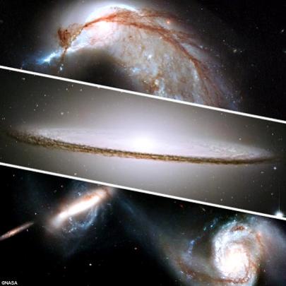 As 10 galáxias com formatos mais esquisitos que existem no universo