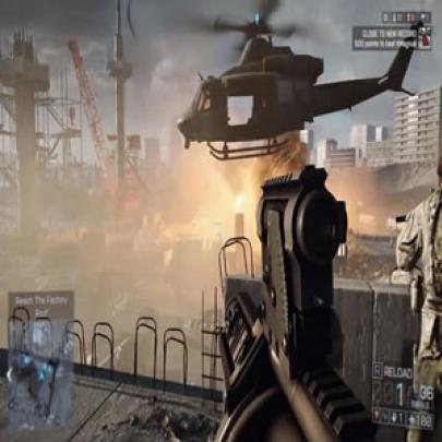 Jeito bizarro de se derrubar um helicóptero em Battlefield 4
