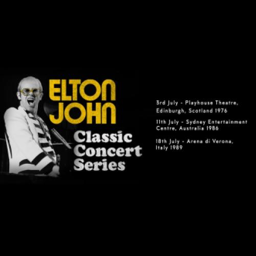 Elton John disponibiliza shows inéditos toda semana