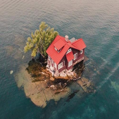 A menor ilha habitada do mundo