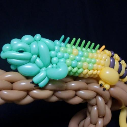 Esculturas surpreendentes feitas com balões (10 fotos)