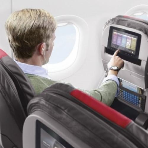 Monitores de TV de aviões podem fazer mais que entreter