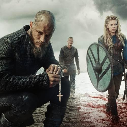 Banner da terceira temporada da série 'Vikings' em HQ