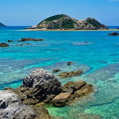O paraíso tropical caribenho das ilhas Kerama do Japão