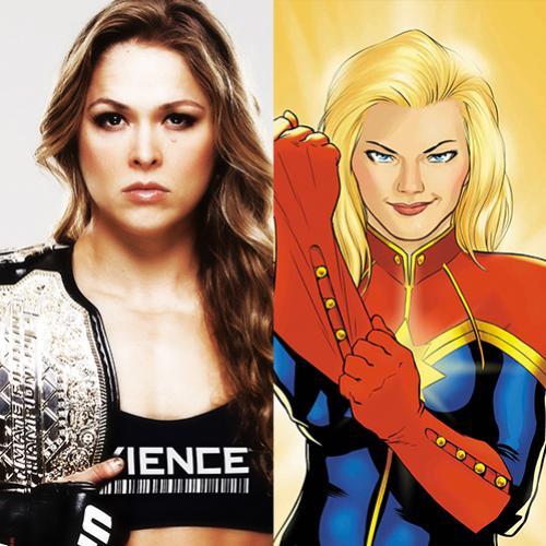 Ronda Rousey quer interpretar Capitã Marvel