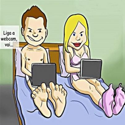 Vida de casais na internet 
