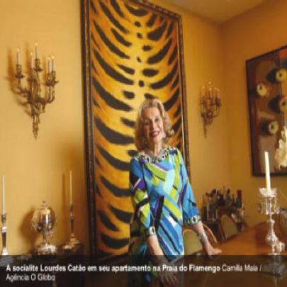 A aristocracia carioca tem sua guardiã: a socialite Lourdes Catão