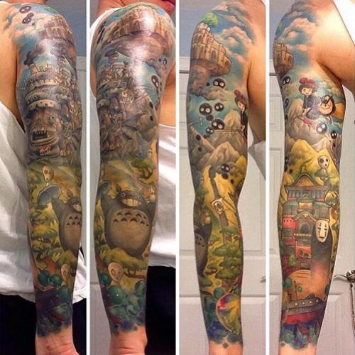 Tatuagens impressionantes inspiradas no Studio Ghibli