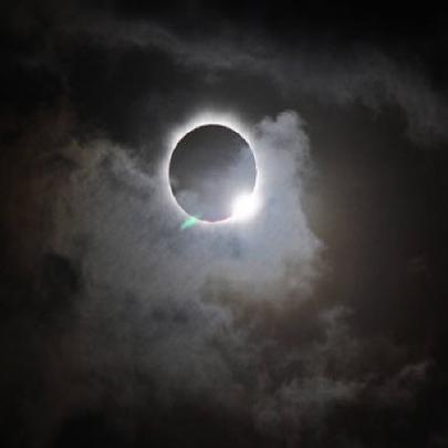 Imagens bonitas do eclipse total da Lua