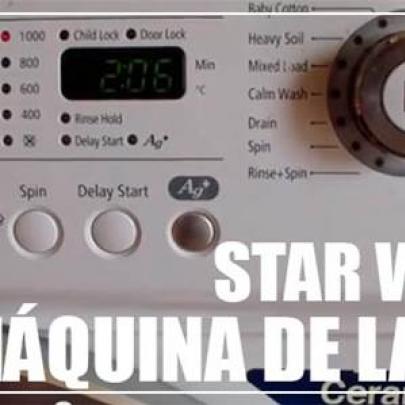 Fã toca tema de Star Wars na máquina de lavar
