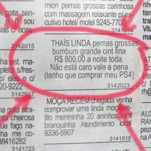 Ajude a Thais a comprar um PS4!