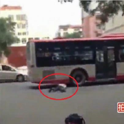 Homem se suicida colocando cabeça embaixo de ônibus em movimento