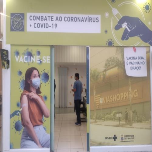 Shoppings de BH recebem campanha de vacinação neste sábado (13)