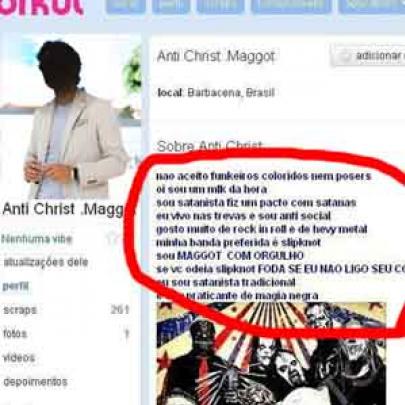 Orkut revela quem é o Ant-Christ