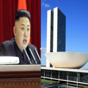 Coréia do Norte agora aponta mísseis para o Congresso Brasileiro 