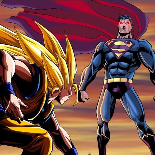 Goku e Vegeta versus todos os super heróis da Marvel e DC