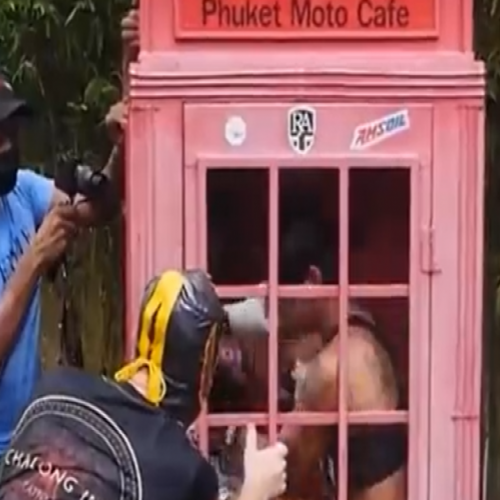 As atividades na Tailândia incluem combates na cabine telefônica e “Ta