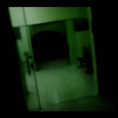 Aparição de fantasma filmado na madrugada em um hospital