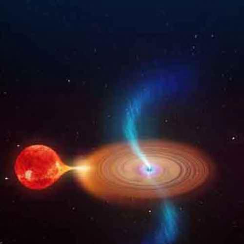 Buraco negro giratório cria nuvens de plasma de baixa velocidade