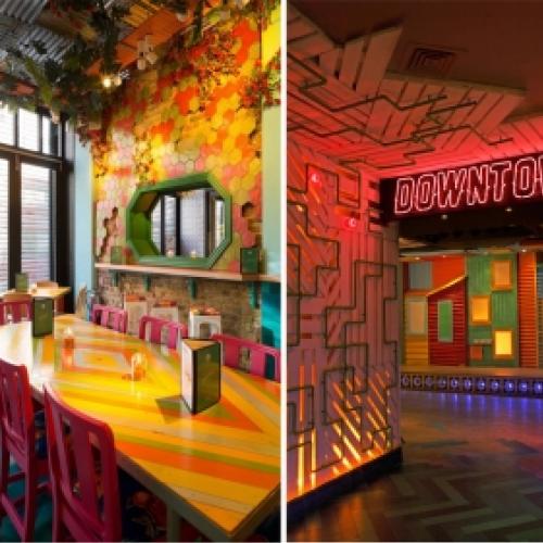 Bar moderno e colorido em Londres é inspirado na América Latina