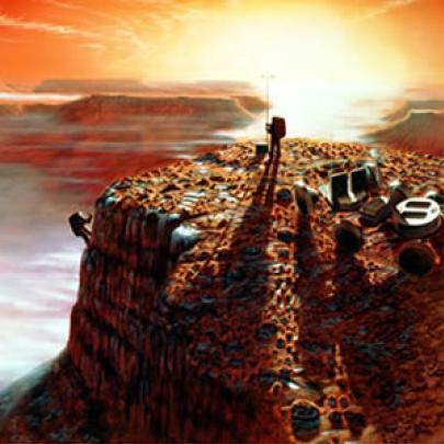 Antigo lago marciano pode ter abrigado vida